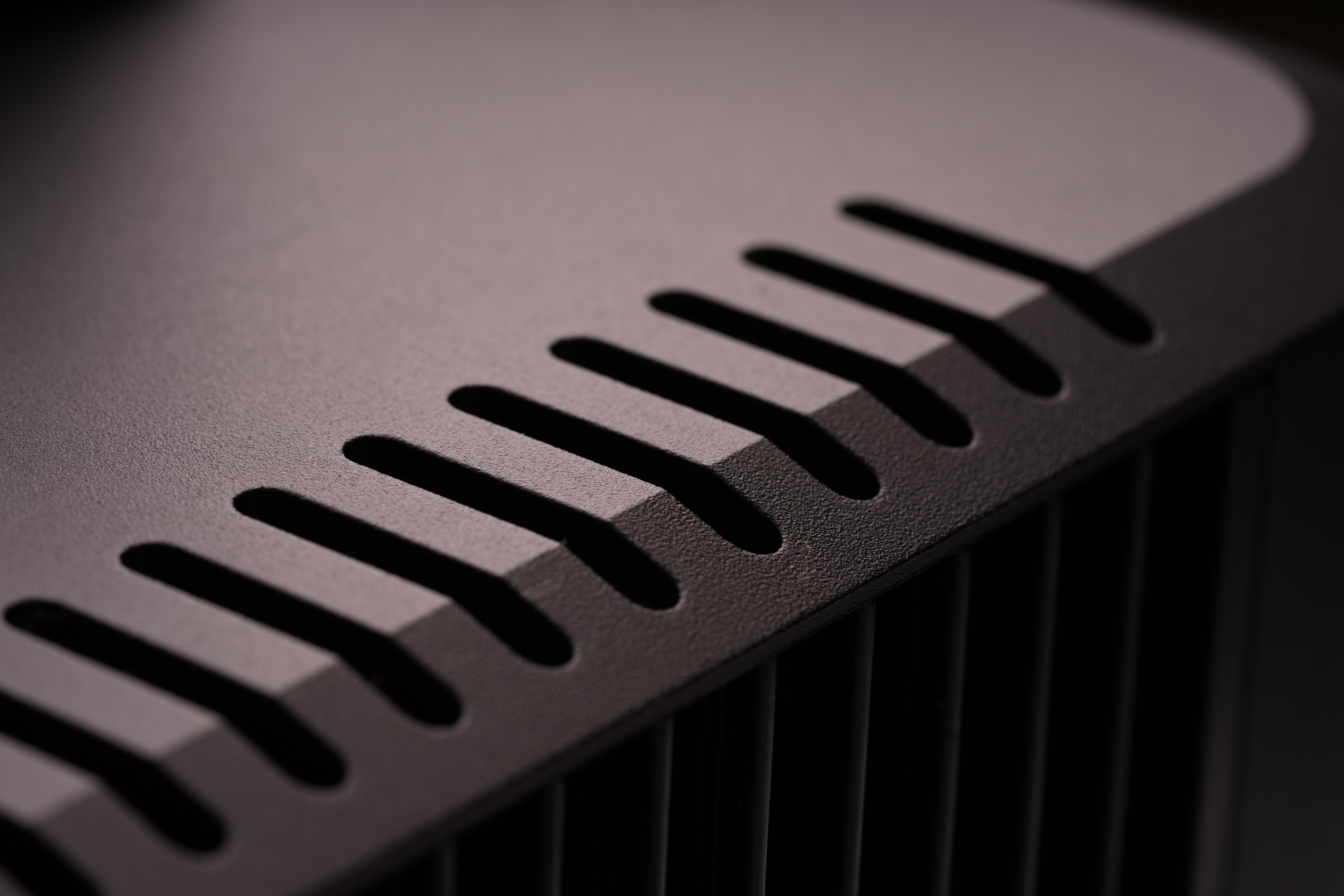 T2 Mini heatsink view – electrostatic headphone amplifier